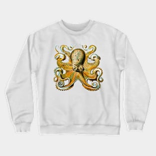 Golden brown octopus Crewneck Sweatshirt